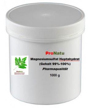 ProNatu Magnesiumsulfat Heptahydrat - Pharmaqualität